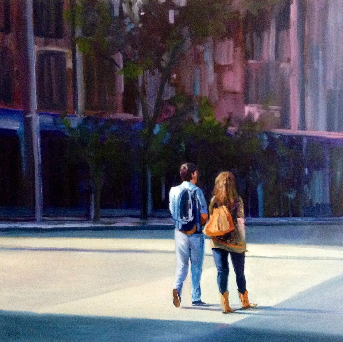 Walk On The Sunny Side of the Street by Cathy Boyd Fine Art 