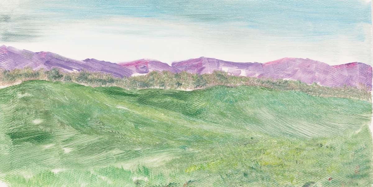 Mountain scape, Image 1.