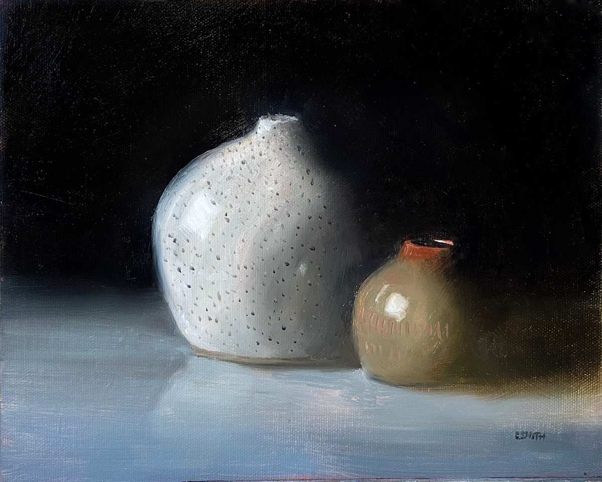 Two pots by Cath Smith 