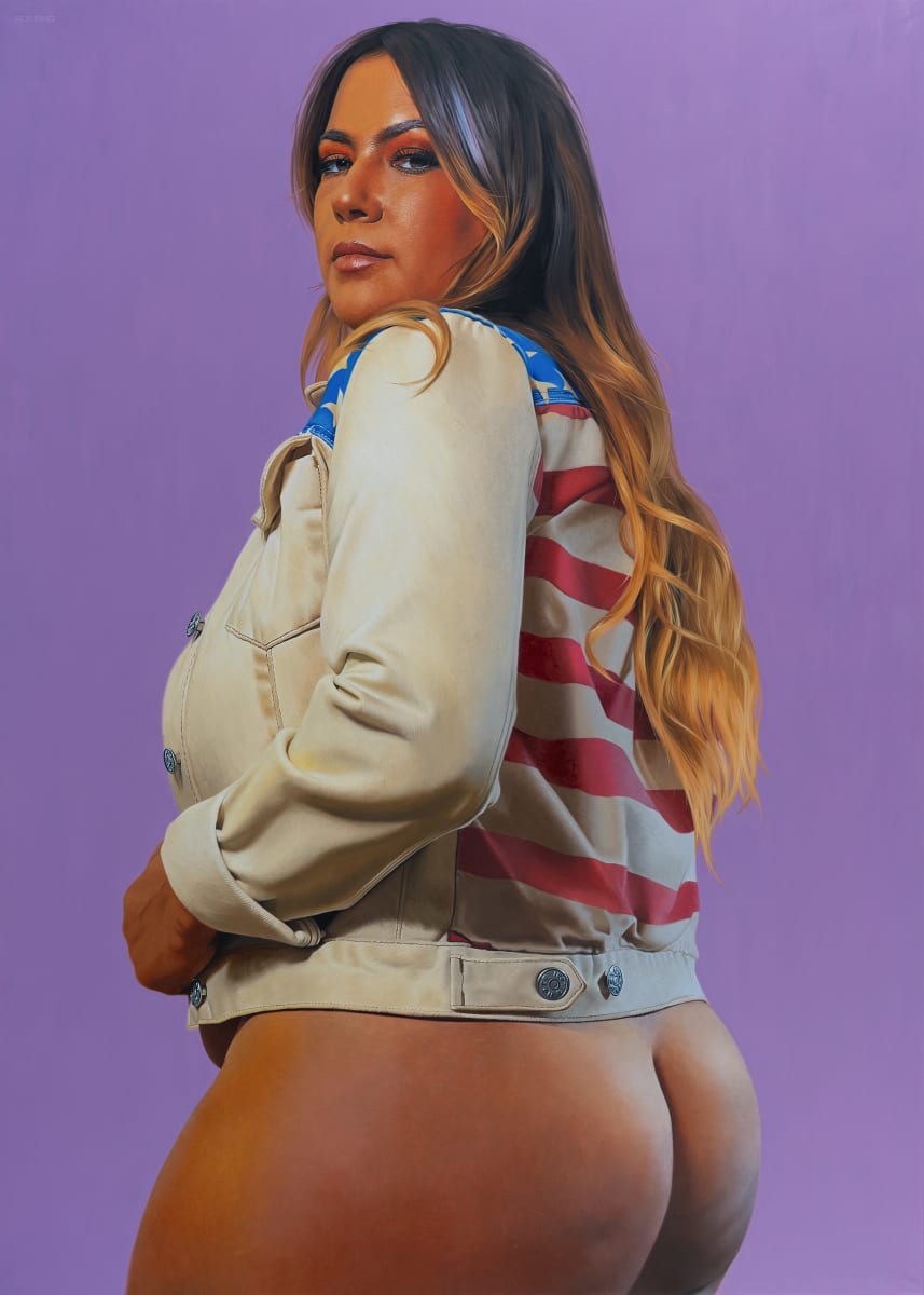 Lindsey by Nadine Robbins  Image: Lindsey full painting