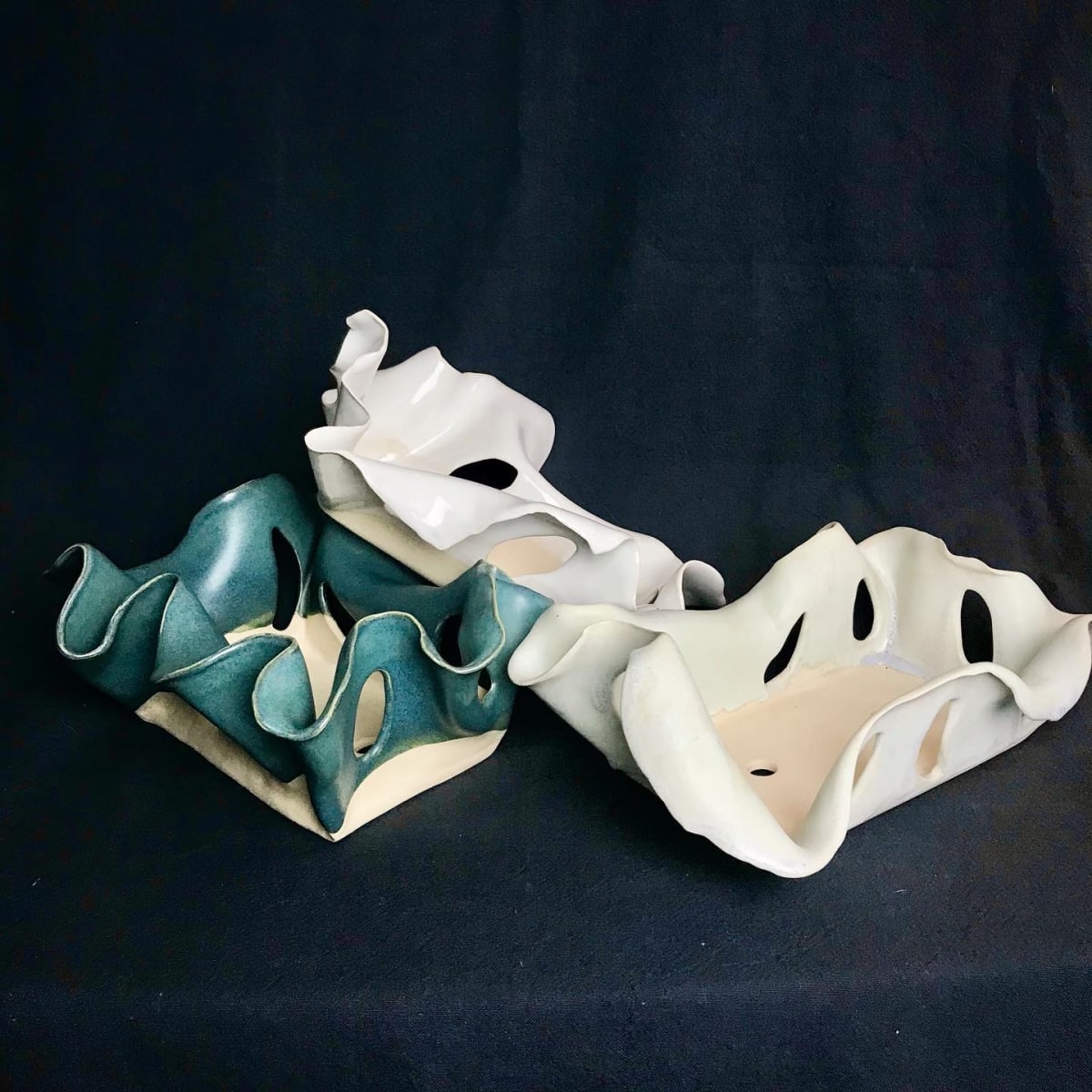 Orchid Vessels (medium) by Tamara Rafkin  Image: Various colors and slight difference on sizes, these are the medium orchid vessels and are also available to be commissioned in various glaze colors.