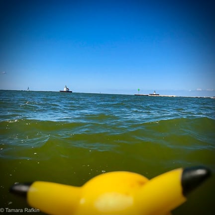 Ears Across America: Labor Day on a Great Lake. Lake Erie Cleveland Ohio. 