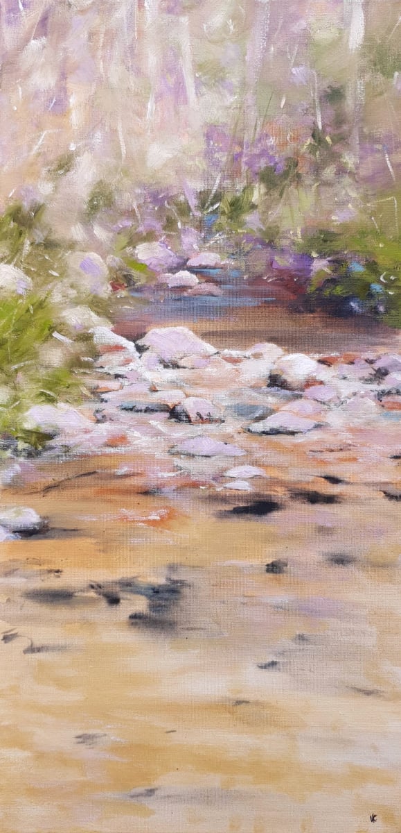Forest Creeks 8 - pretty river by Victoria Collins 