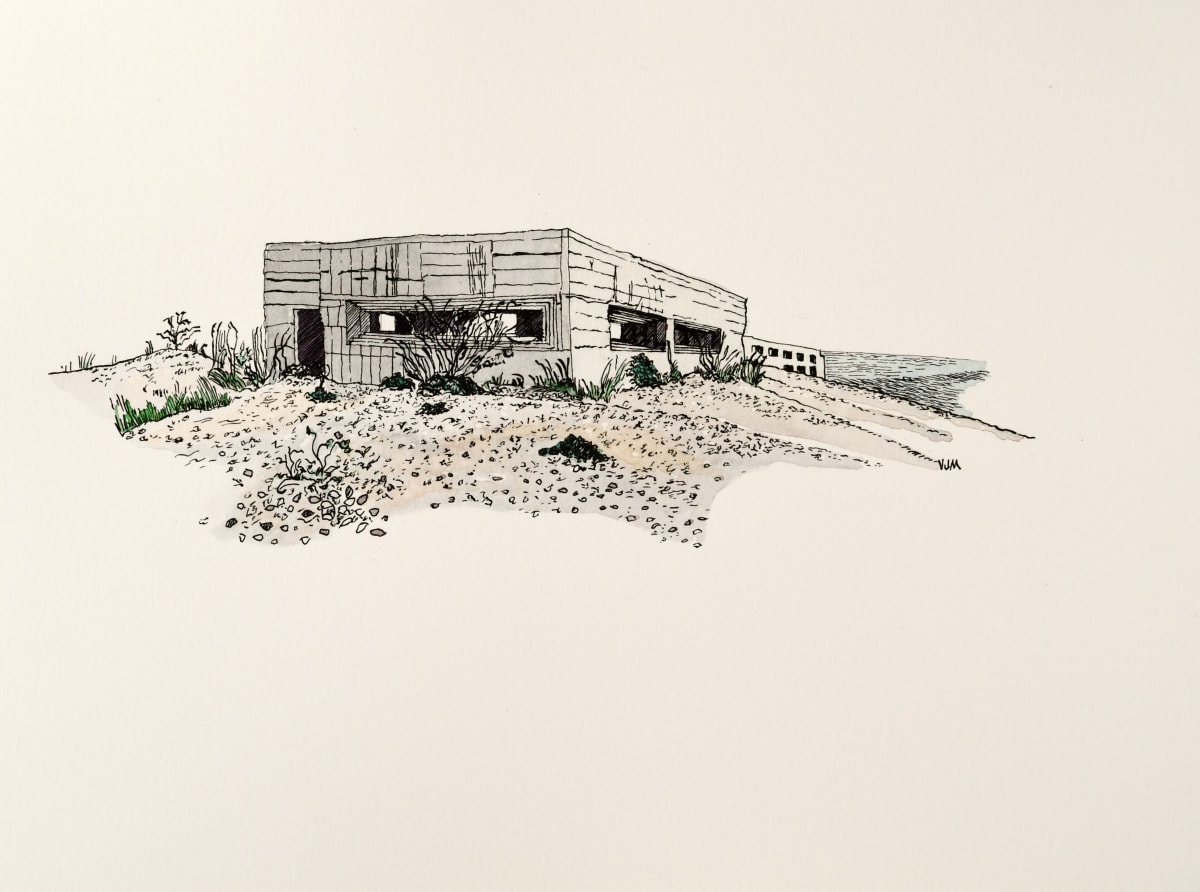 Beach Pill Box by Vincent Matthews SGFA 