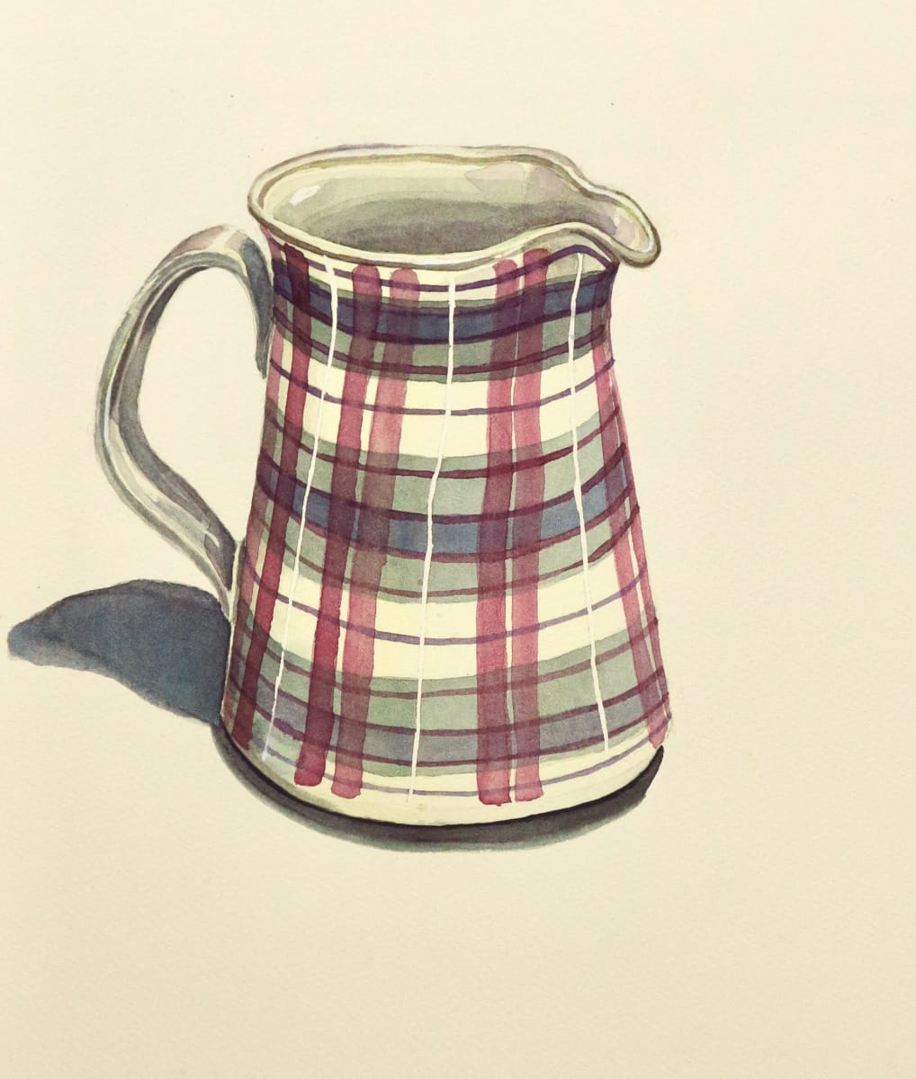 Tartan Jug by Vincent Matthews SGFA 