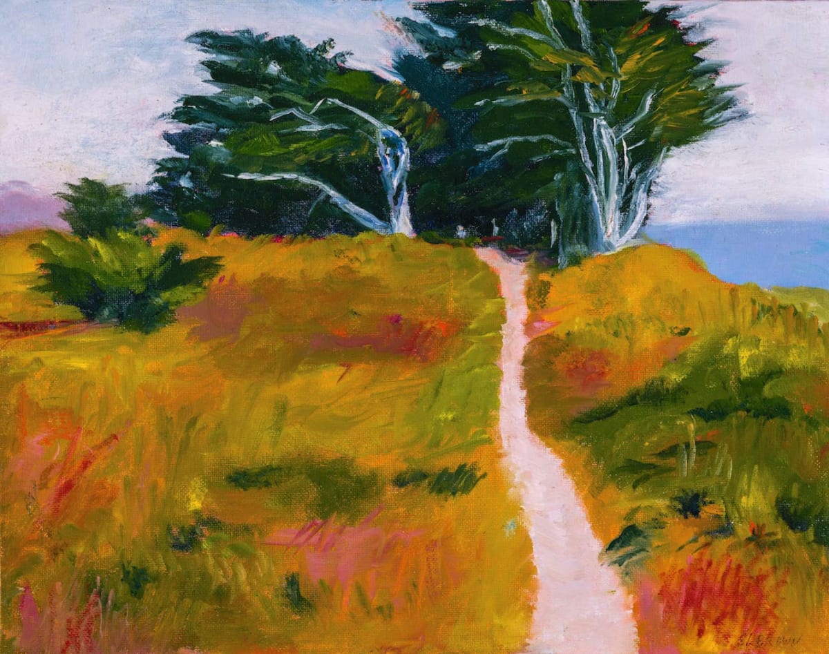 Davenport Bluffs by Susan Brown  Image: Davenport Bluffs; Acrylic, 11"H x 14" W