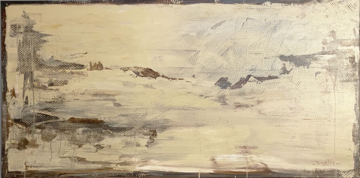 What Does The Future Hold? by Bonny Shilton  Image: In this painting we see into an unknown future that offers both positive and negative possibilities.