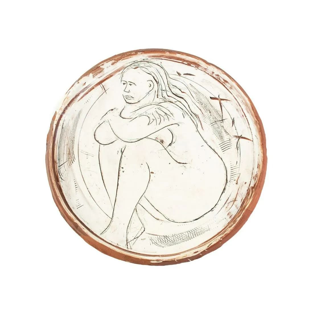 Nude Woman Charger by Ron Meyers 