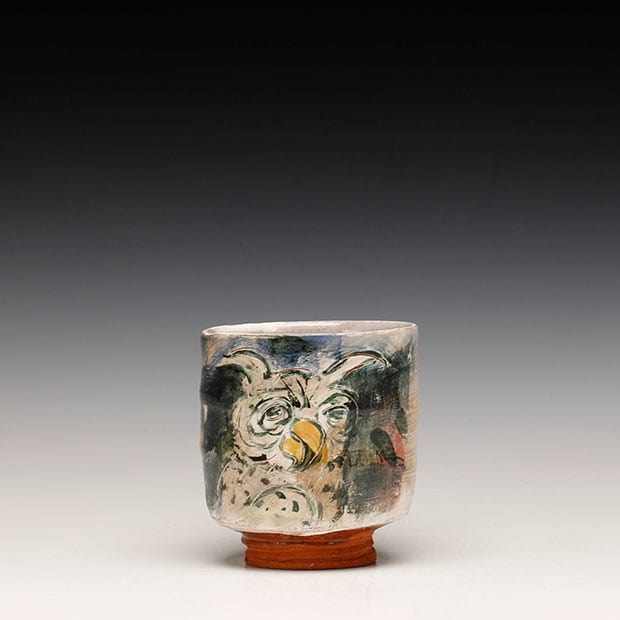 Owl Yunomi by Ron Meyers 