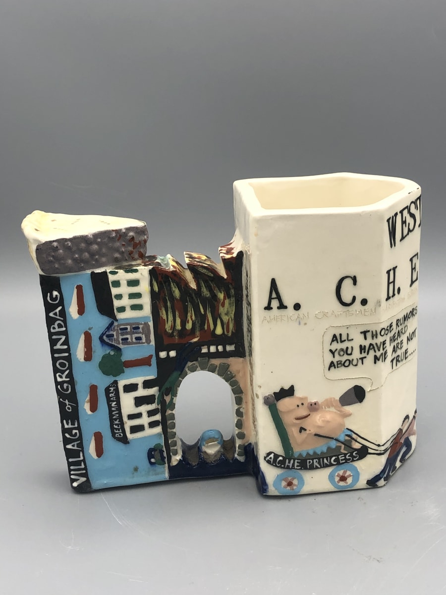 A.C.H.E. Village of Groinbag Mug by Dale Dapkins 