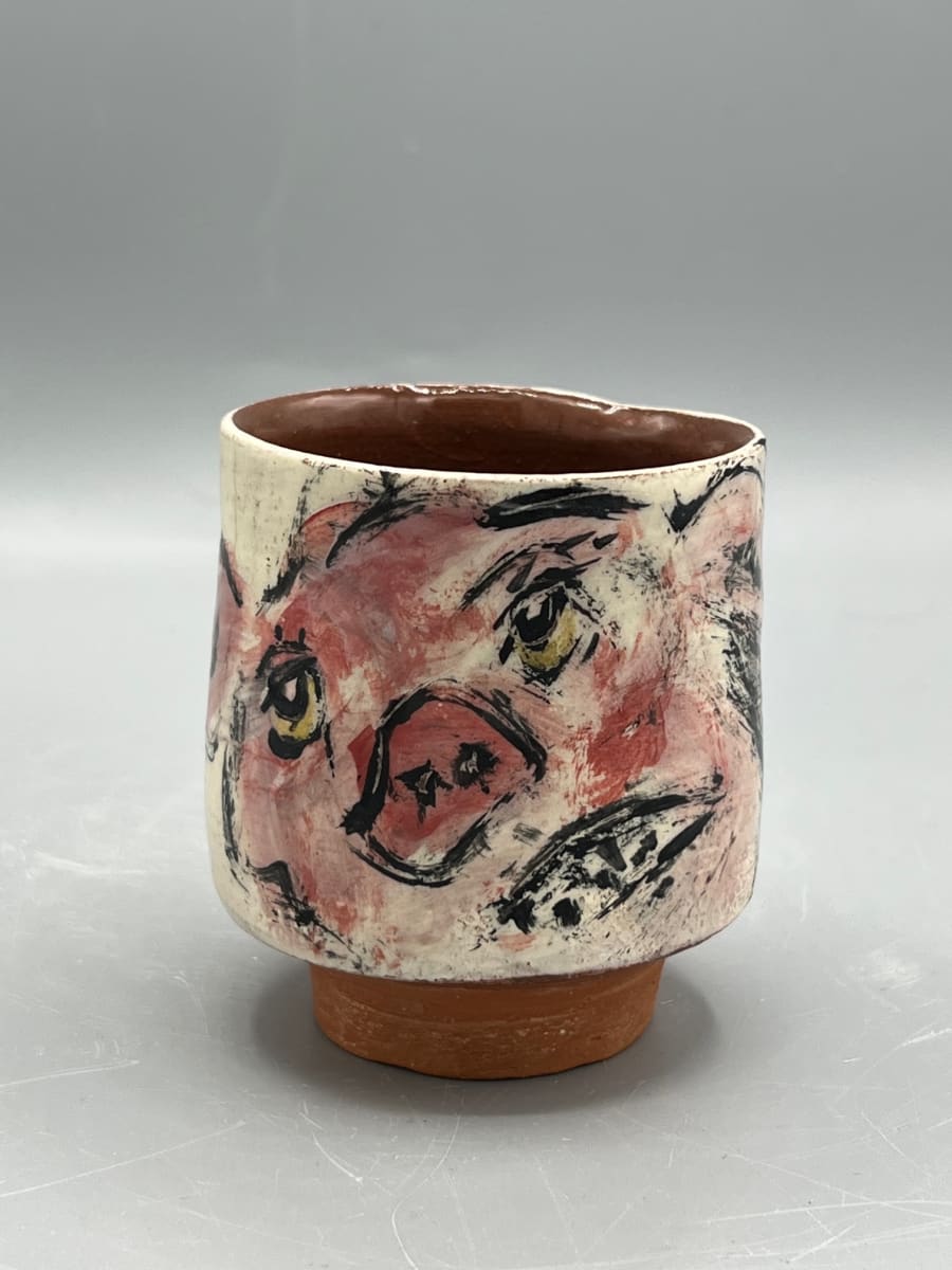 Pig Yunomi by Ron Meyers 