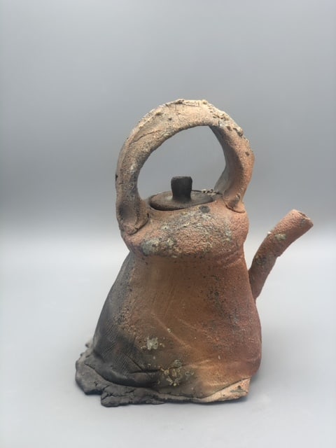 Sagar-Fired Teapot by Chuck Hindes 