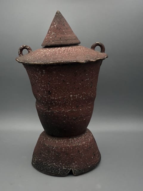 Water Tower Triptych Piece #3 (Red) by Dan Anderson, Image 6.