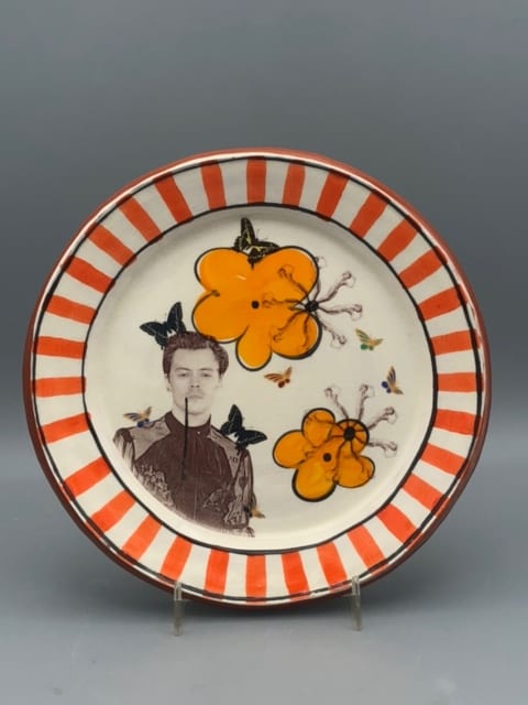 Harry Styles Dessert Plate by Wes Harvey 