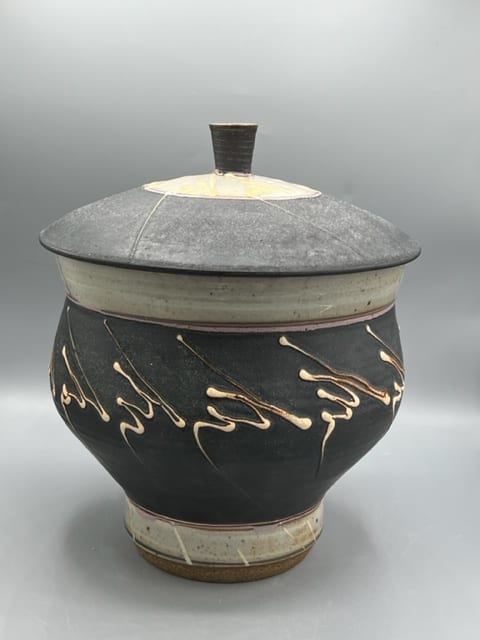 Lidded Vessel/Chicken Roaster by Michael Rutkowsky, Image 1.