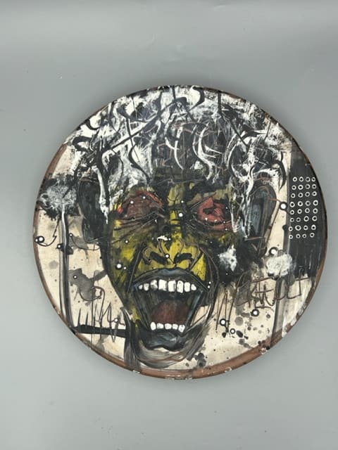 Screaming Face Plate by Alex Thomure 