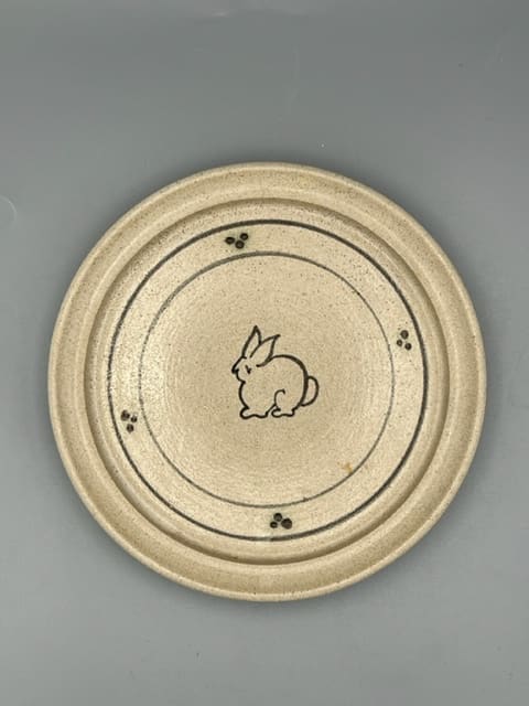 Rabbit Plate by Remi Moriarity 
