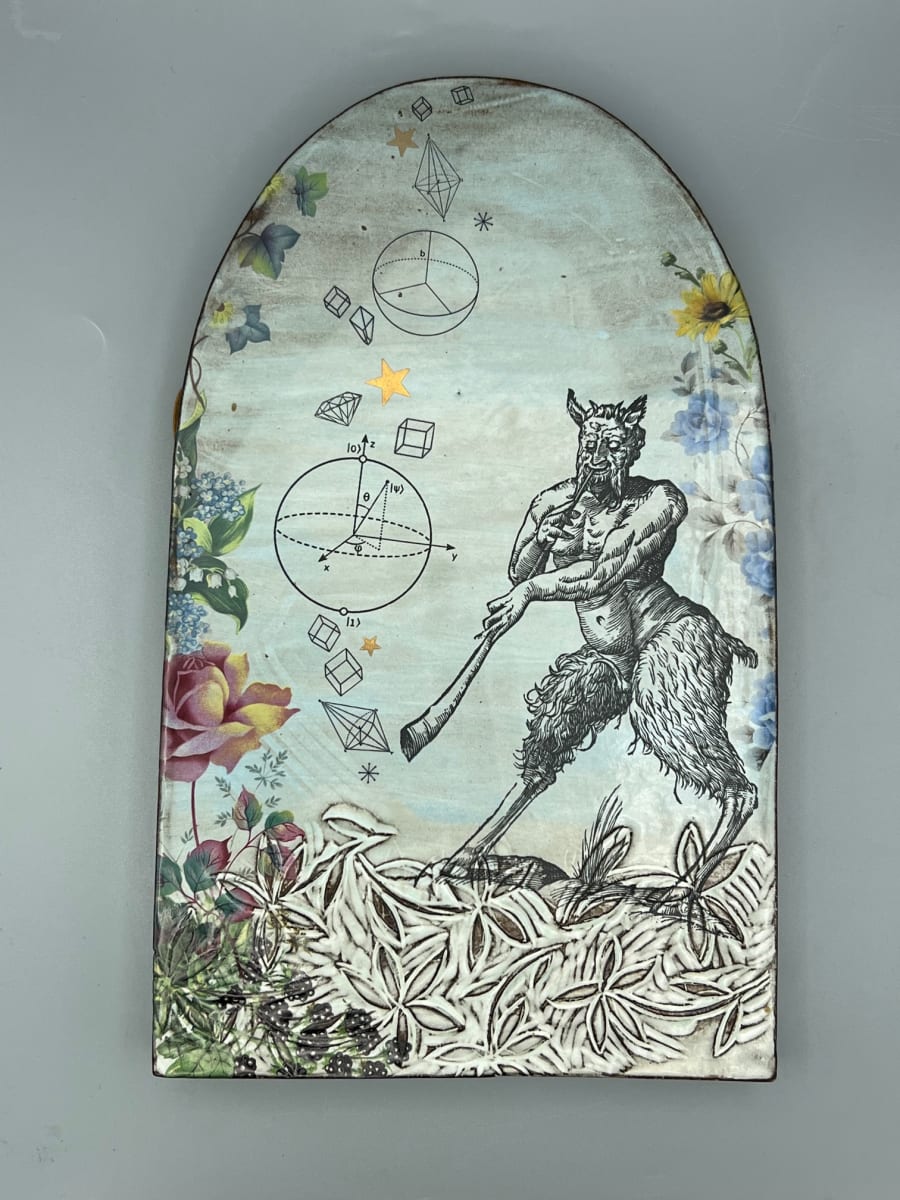 Tombstone Wall Hanging by Clara Lanyi, Image 1.