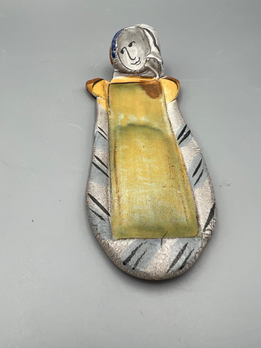 Butter Dish with Face 