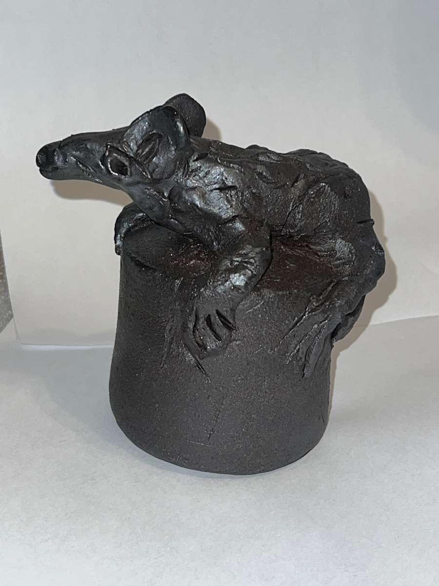 Black Rat Chess Piece (Extra Queen) by Ron Meyers, Image 2.