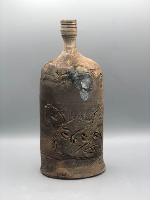 Pig Bottle with Salt Drip by Ron Meyers 