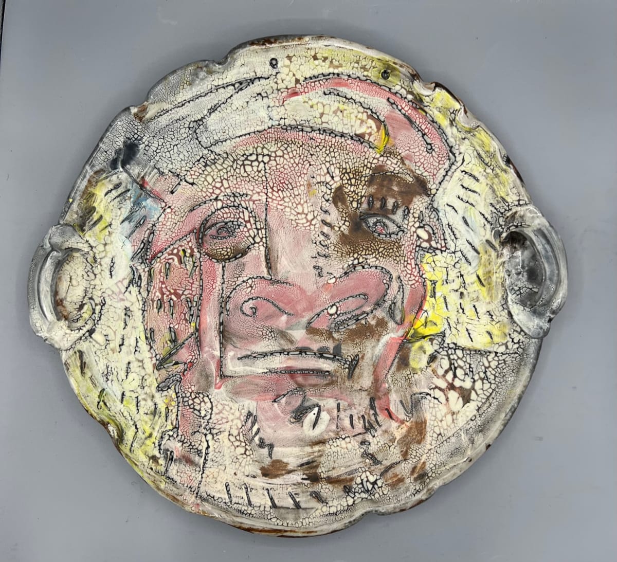 Bull Platter by Michael Bridges 