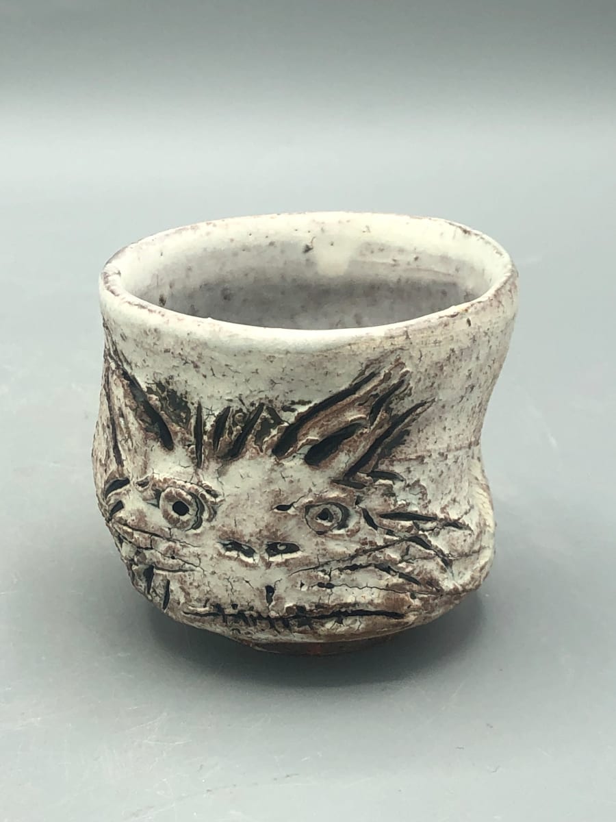 Guinomi with Cat by Ron Meyers 