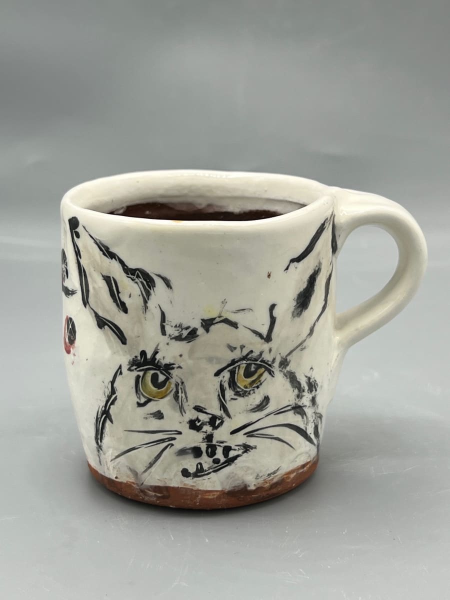 Rabbit Mug by Ron Meyers 