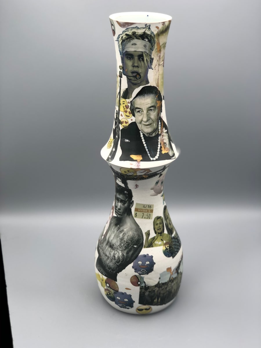 Justin Bieber & Year 2016 Meltdown Vase by Dustin Yager 