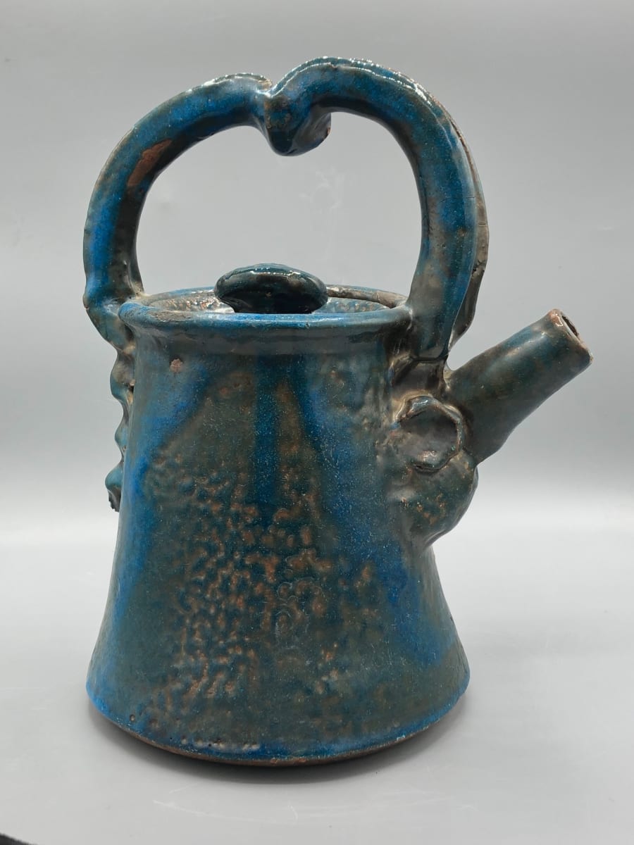 Blue Teapot by Ken Ferguson 