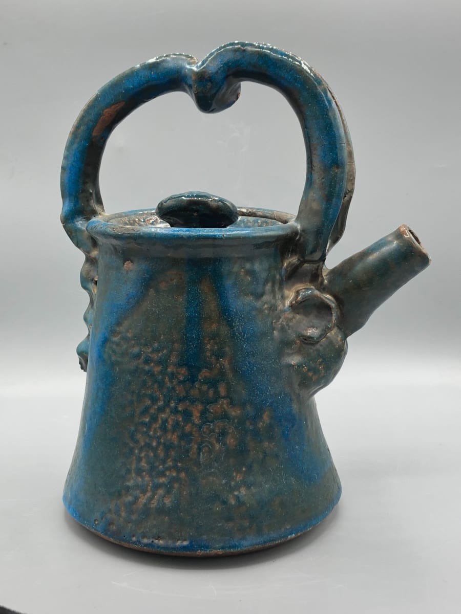 Blue Teapot by Ken Ferguson, Image 4.