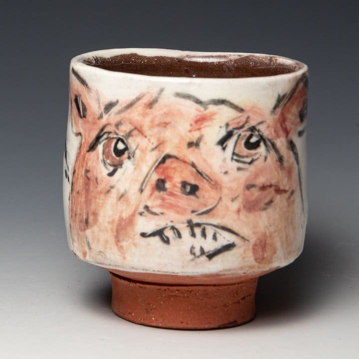 Pig Yunomi by Ron Meyers 