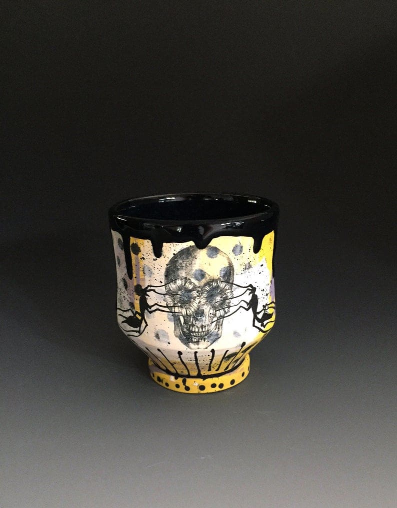 Riot Skull Cup by Tony Young 