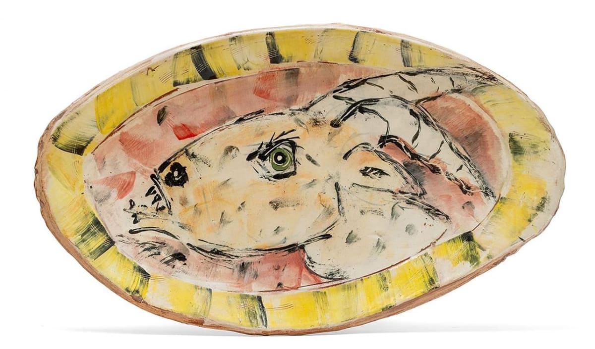 Goat Platter by Ron Meyers 