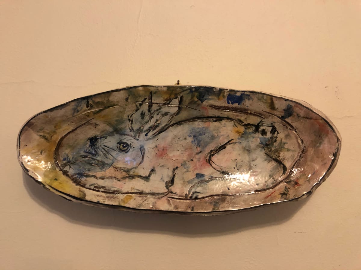 Rabbit Platter by Ron Meyers 