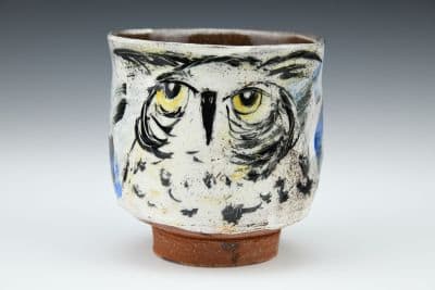 Owl Yunomi by Ron Meyers 