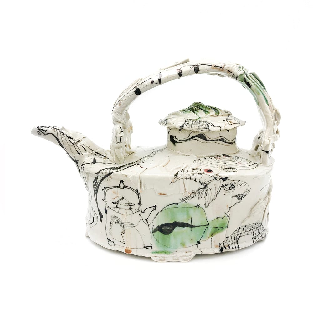 Graffiti Teapot by Ted Saupe 