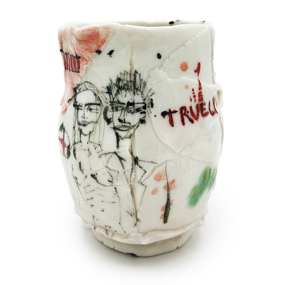 Graffiti Cup by Ted Saupe 