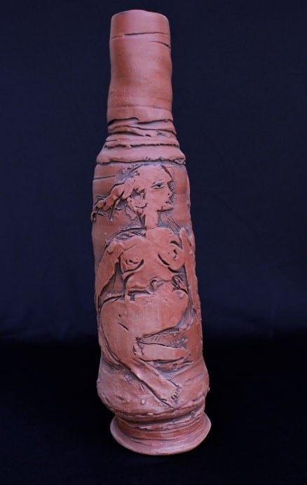 Muses/Nude Woman Vase by Ron Meyers 