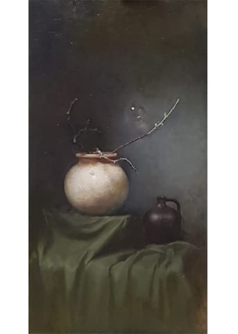 Still life with branch 