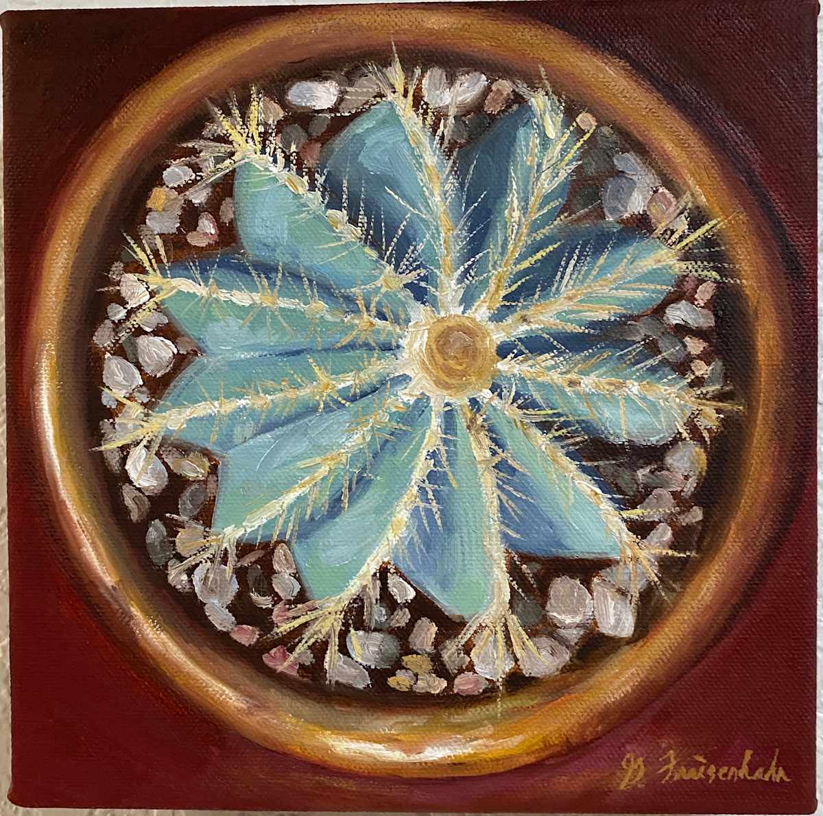 Cactus in a pot by Gerlyn Friesenhahn, Image 1.