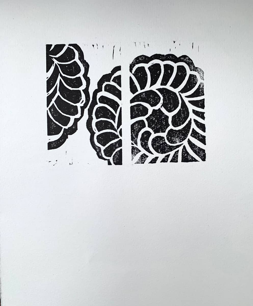 Round Feather I 1/3 by Jodi Hoover