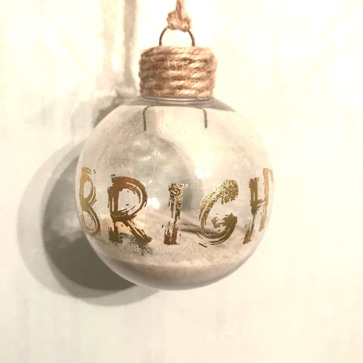 Gold Accent Beach Ball Ornament by Colorvine by Kelsey 