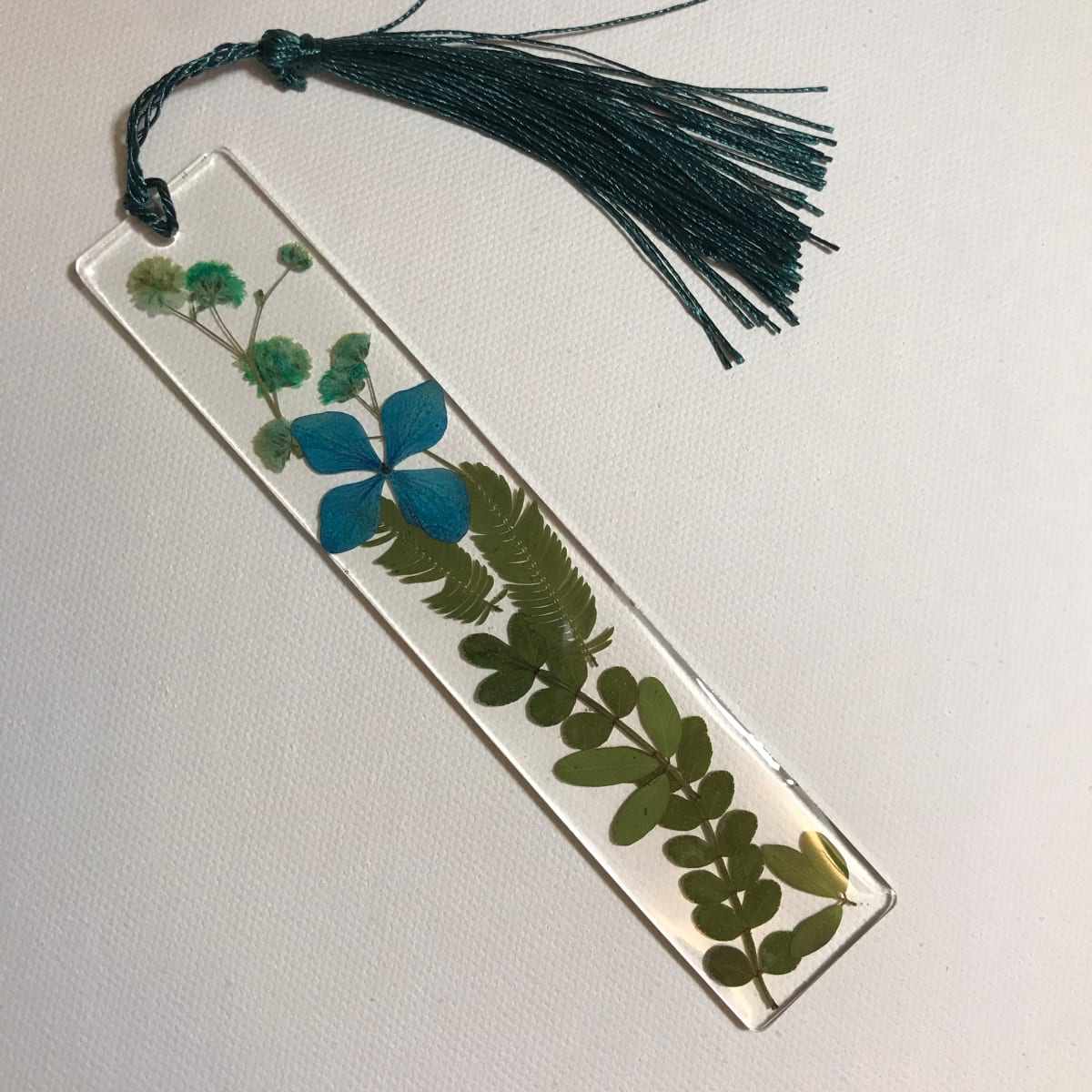 Blue and Green Floral Bookmark 