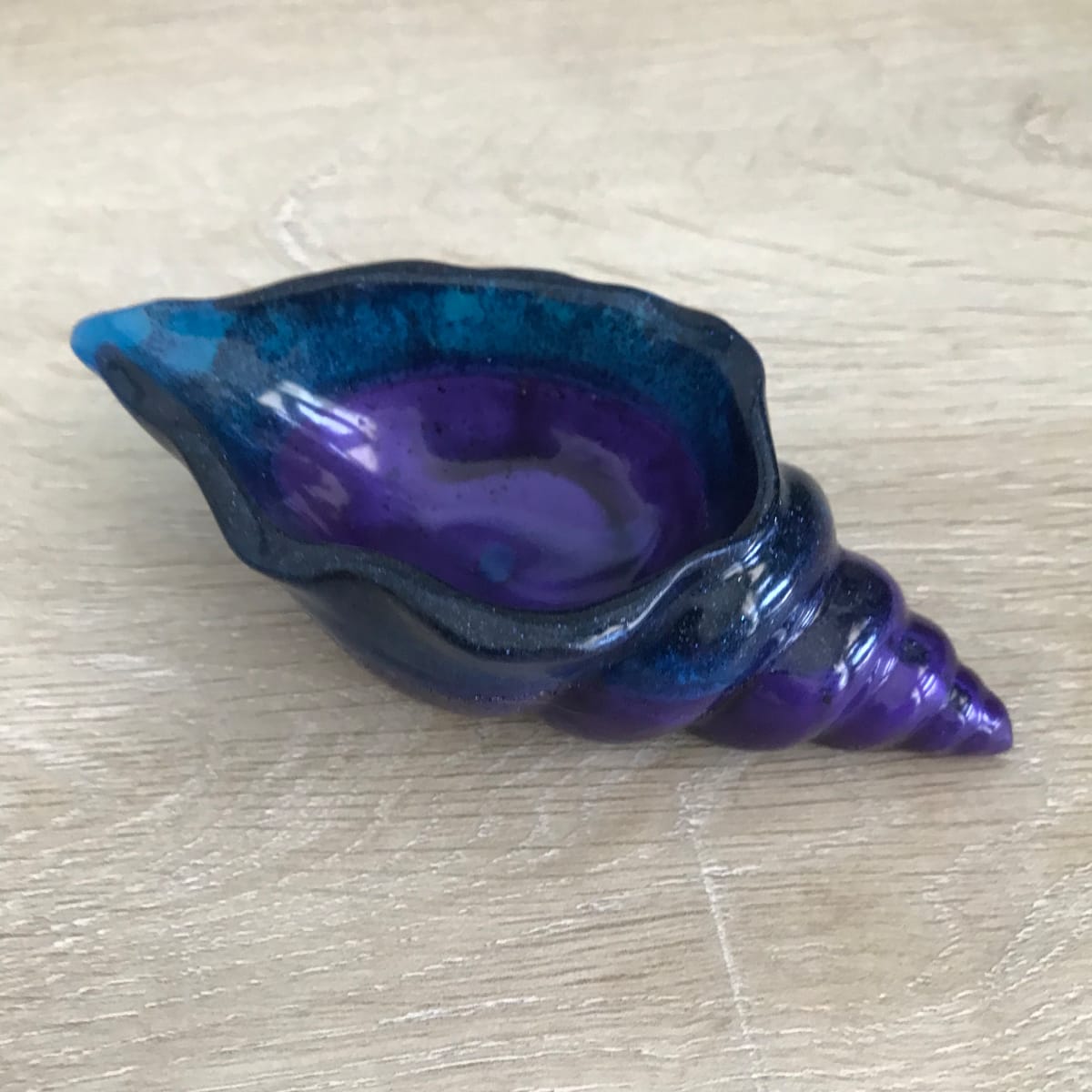 Blue and Purple Ocean Shell Small 