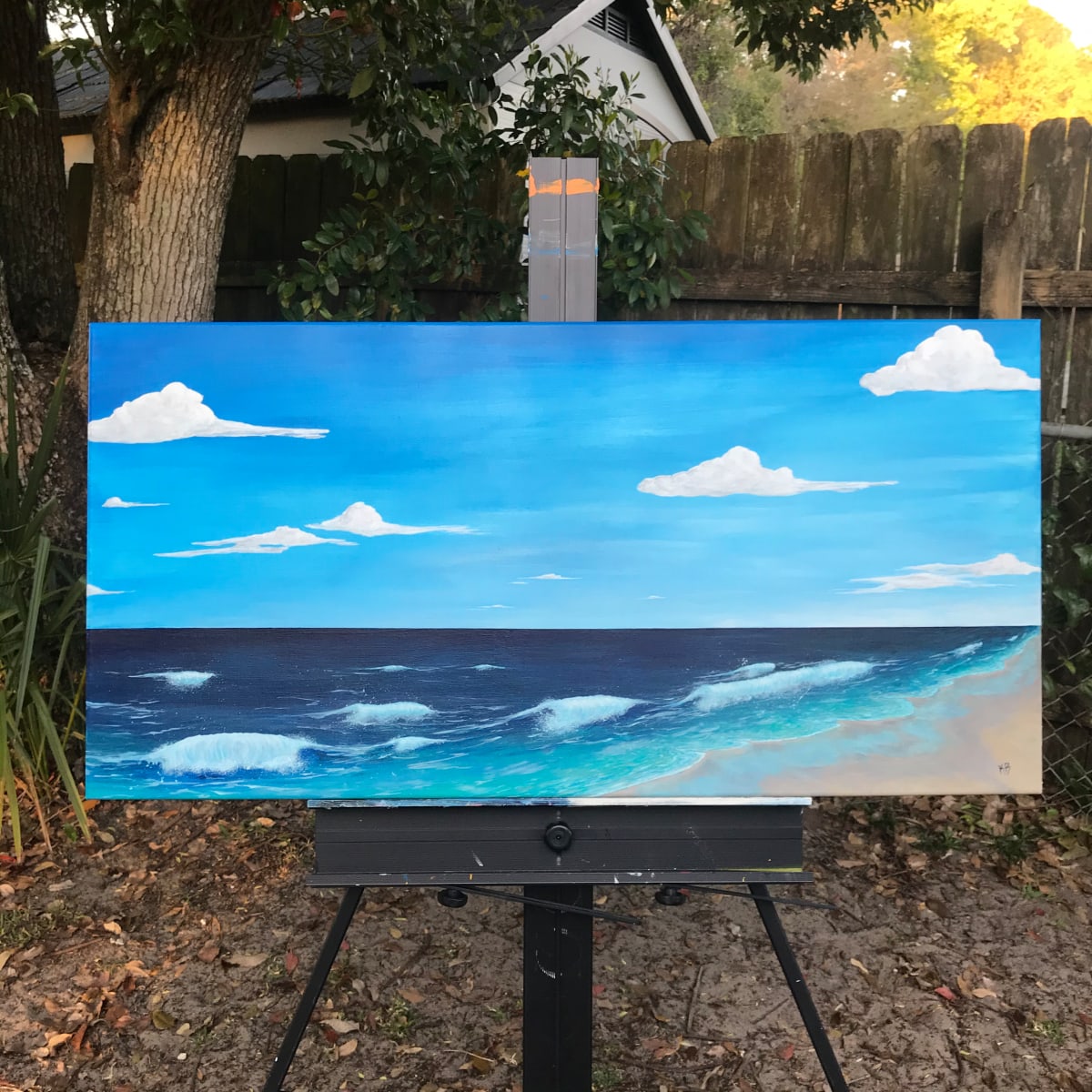 Mom's Beach Painting 