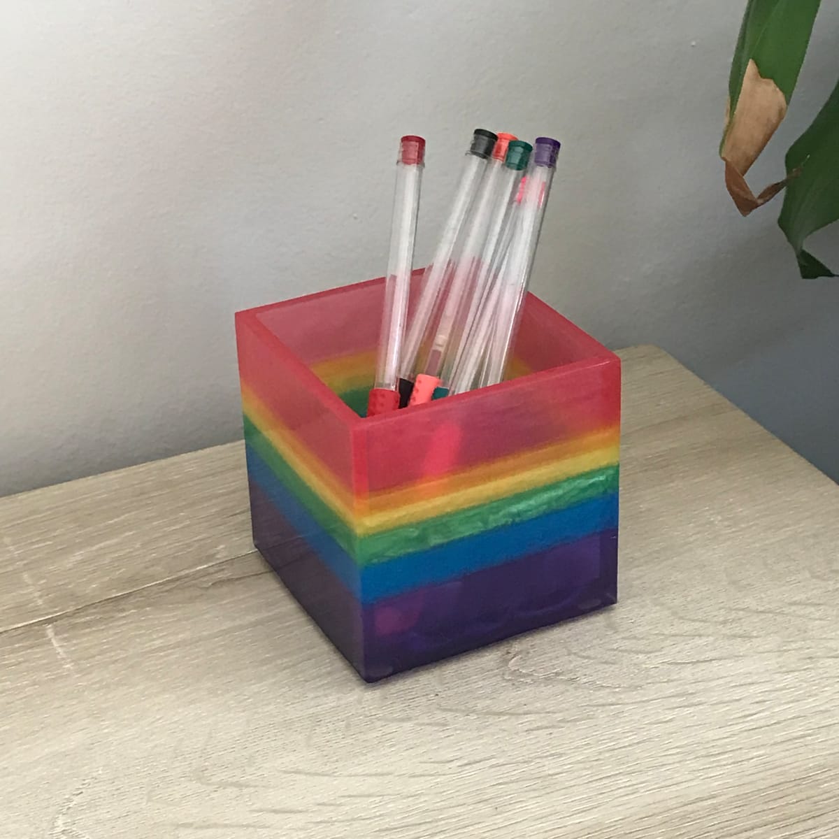 Rainbow Pen / Pencil / Brush Holder 