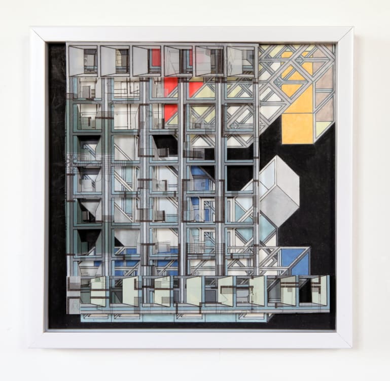 Looking Grid 3 by Alex Schoenberg 