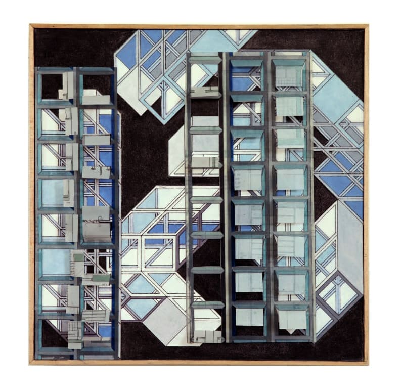 Looking Grid 4 by Alex Schoenberg 