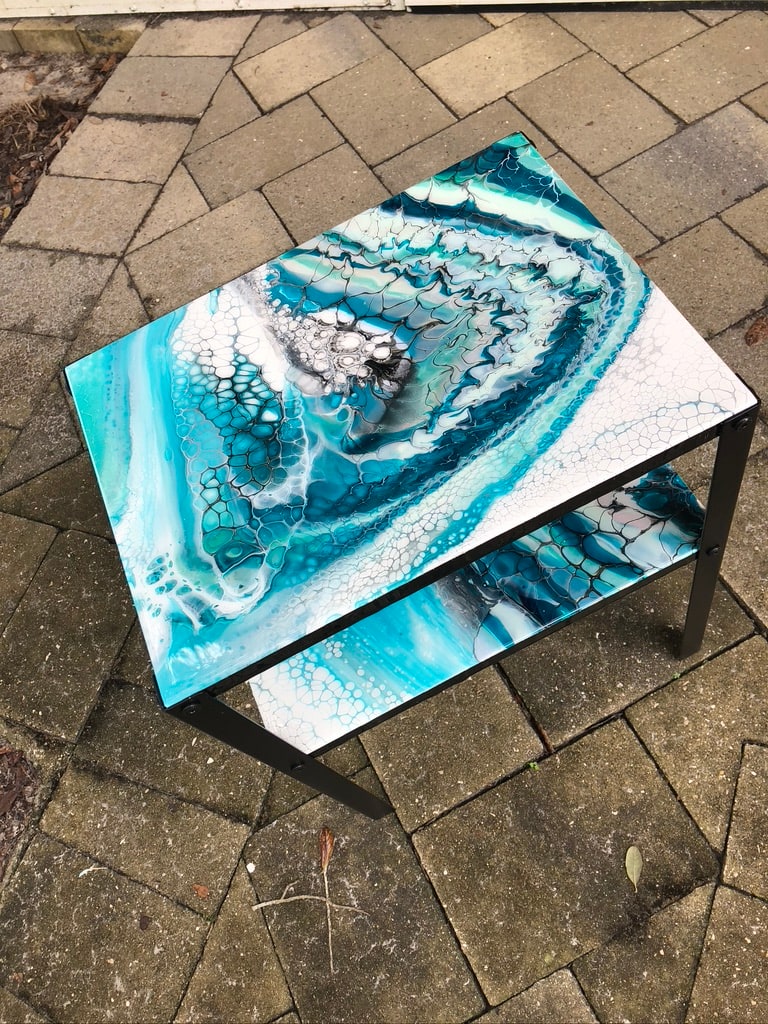 Side Table Teal 1 